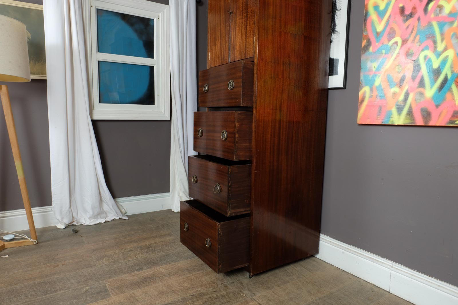 Antique Tall Boy Chest of Drawers