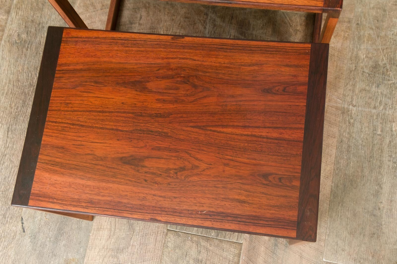 Vintage Stunning Set of 3 Danish Nest of Tables - Mid Century