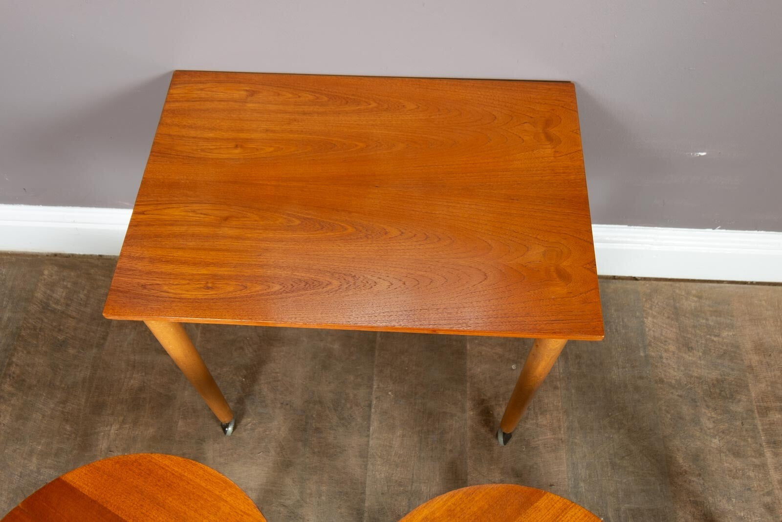 Vintage Retro Mid Century Teak Nest of 5 Tables