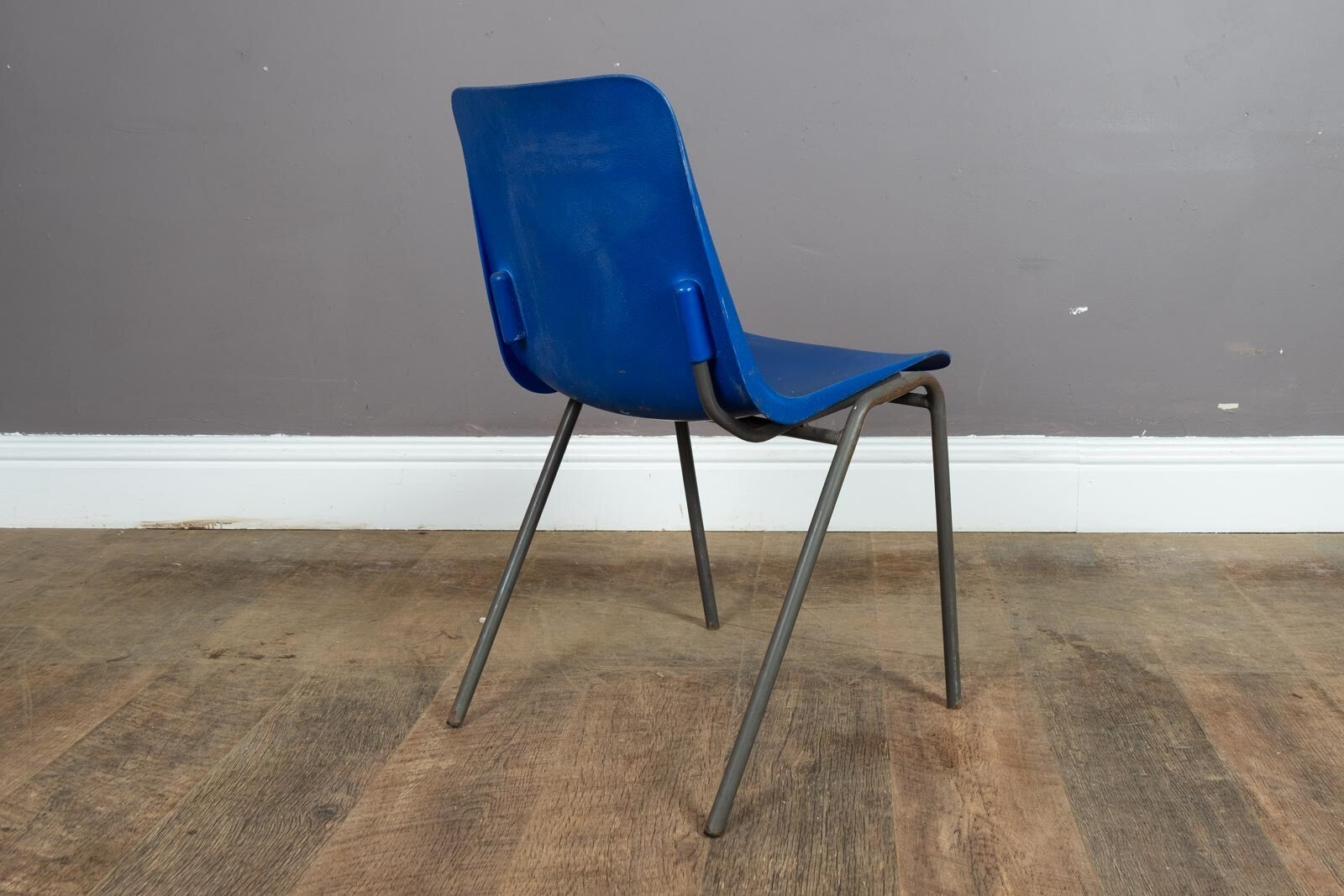 Vintage Retro Set of 4 School Stacking Chairs by Remploy