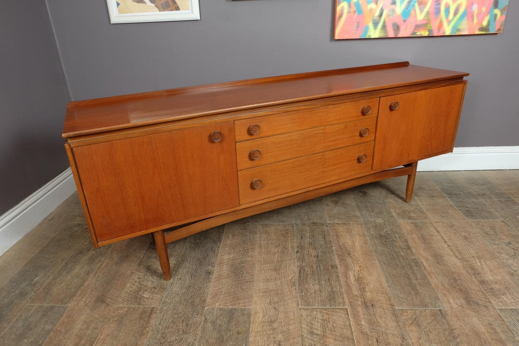 Vintage Retro Mid Century Large Teak Sideboard by White and Newton