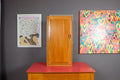 Vintage Retro Ercol Light Elm Display Unit Cabinet