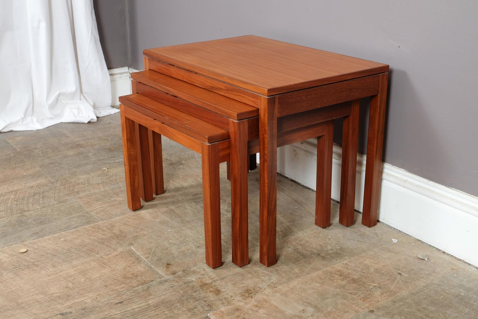 Vintage Retro Teak Nest of Tables by Remploy