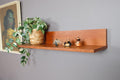 Vintage Retro Large Floating Teak Shelf by Beaver and Tapley