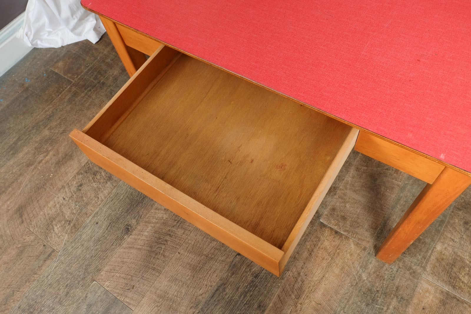 Vintage Retro MOD Formica and Beech Desk