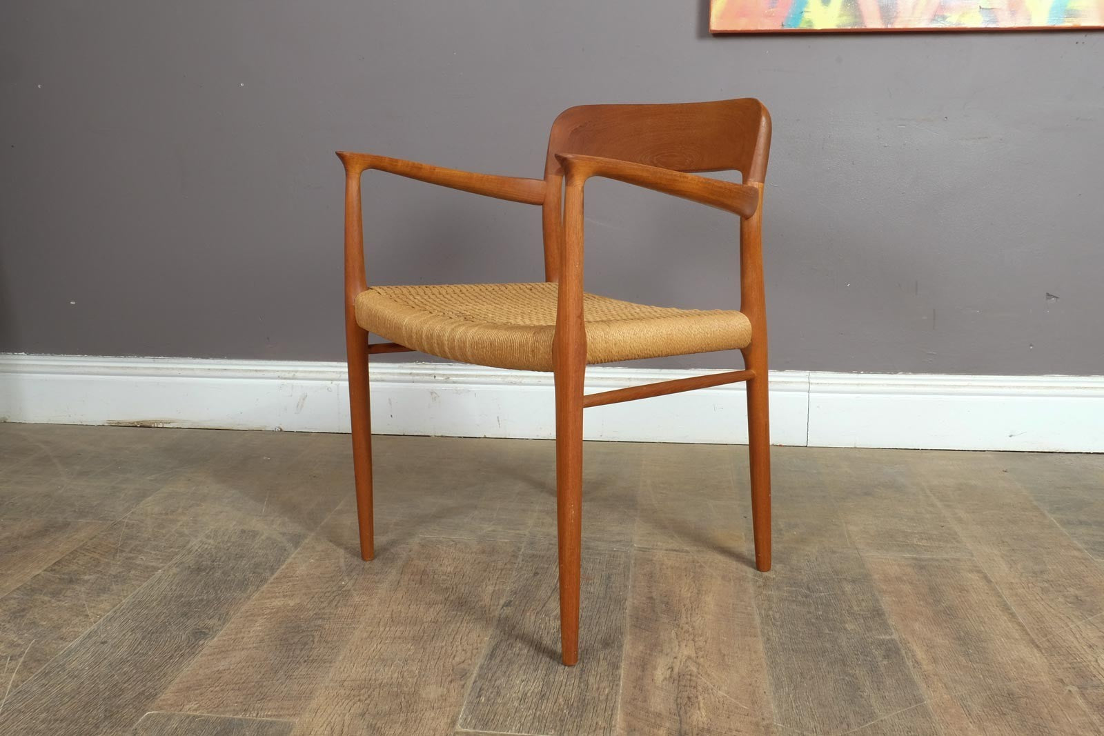 Vintage JL Moller Teak DIning Chair Model 56