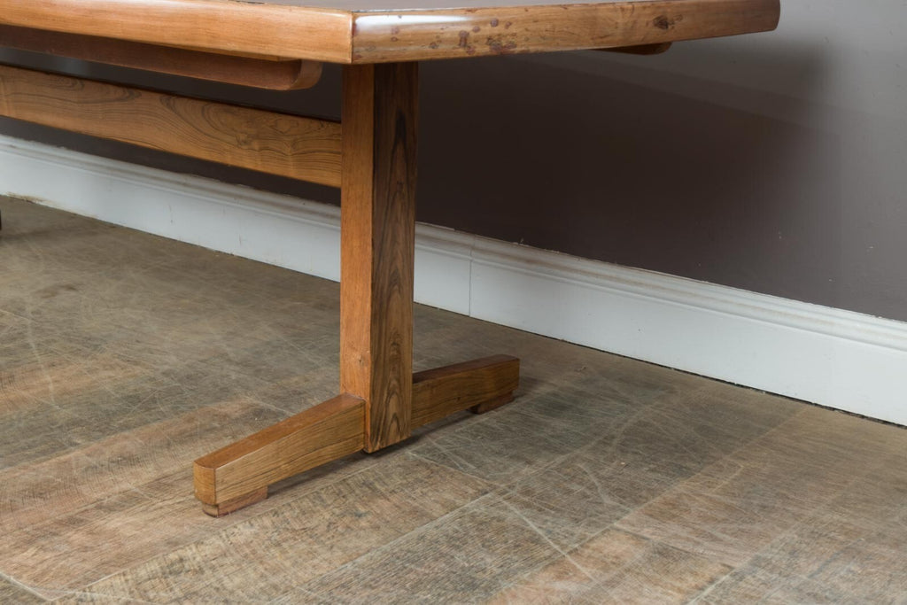 Large Vintage Danish Rosewood Dining Table - Koefoeds Hornslett