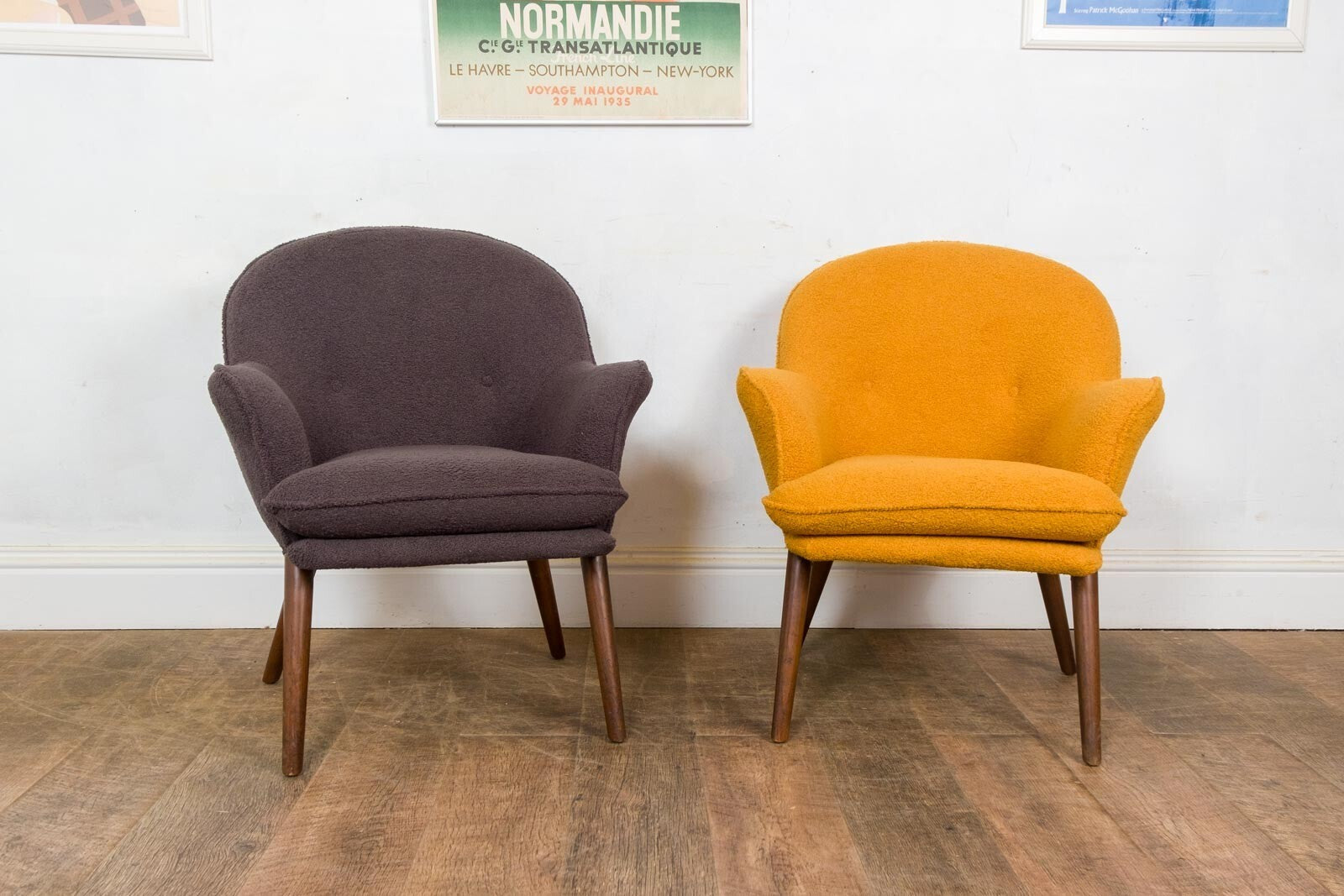 Vintage Retro Mid Century Occasional Chair by Toothill - Newly Upholstered