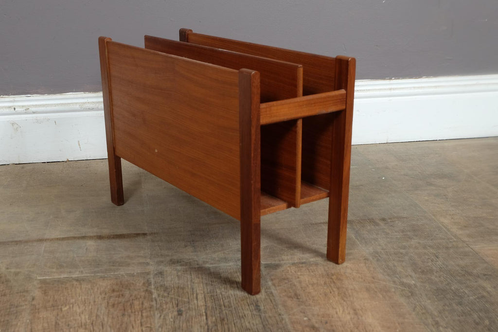 Vintage Retro Mid Century Afrormosia Magazine Rack by Richard Hornby