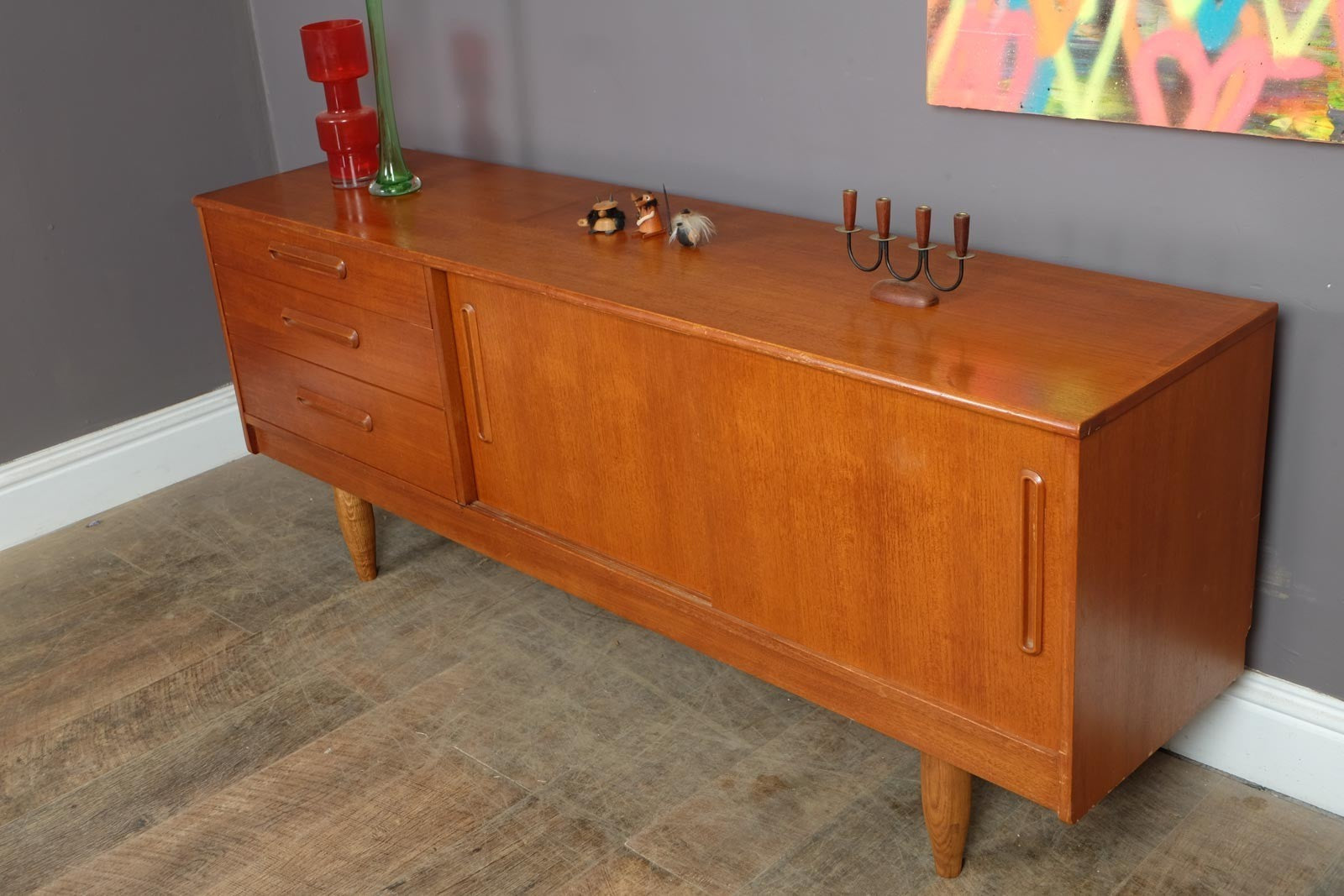 Vintage Retro Mid Century Teak Sideboard