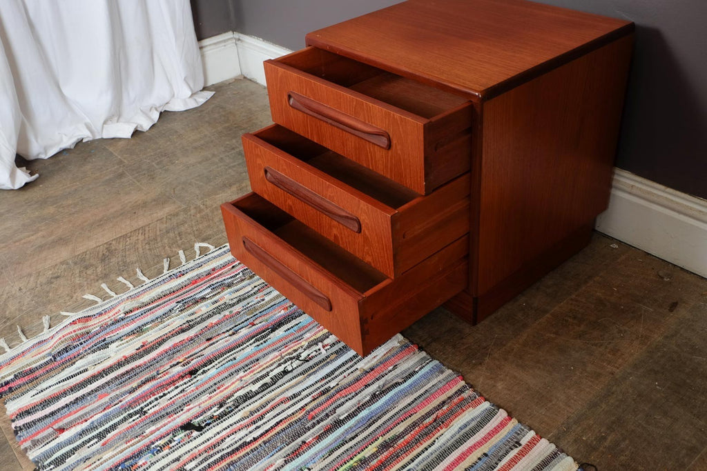 Vintage Retro G Plan Fresco 3 drawer Chest of Drawers Bedside