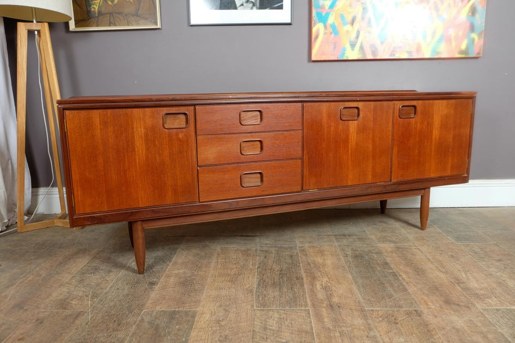 Vintage Retro Large Teak Sideboard by William Lawrence