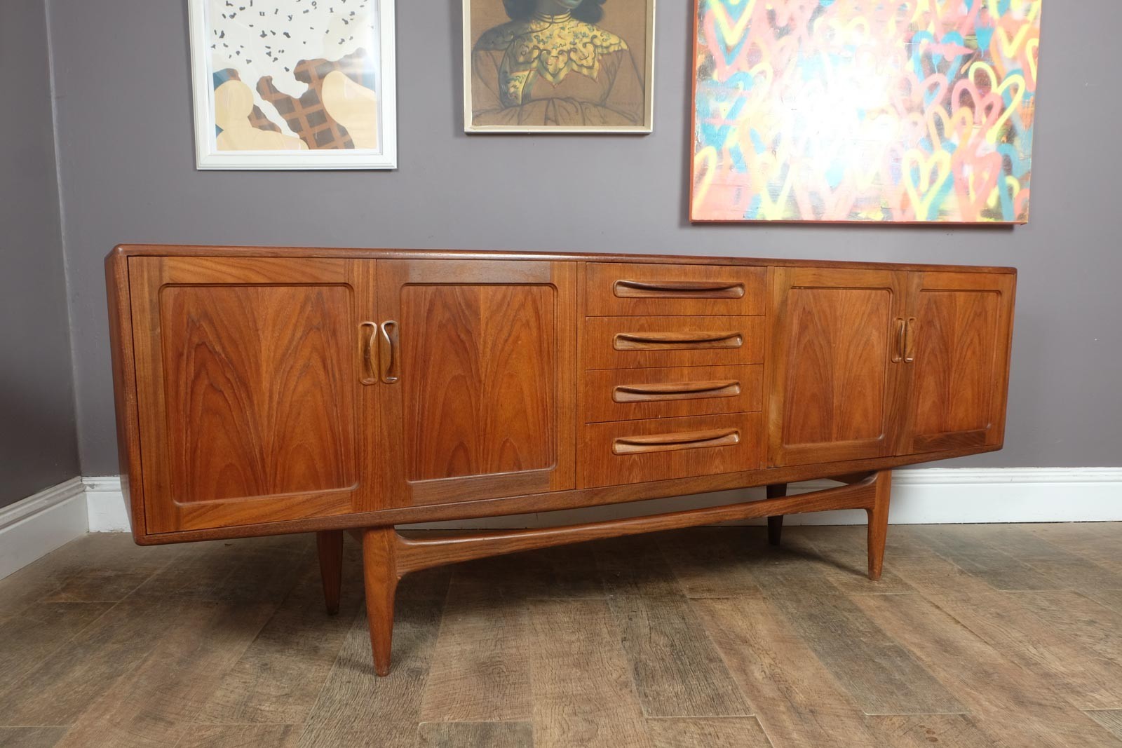 Vintage Retro Large G Plan Fresco Teak Sideboard