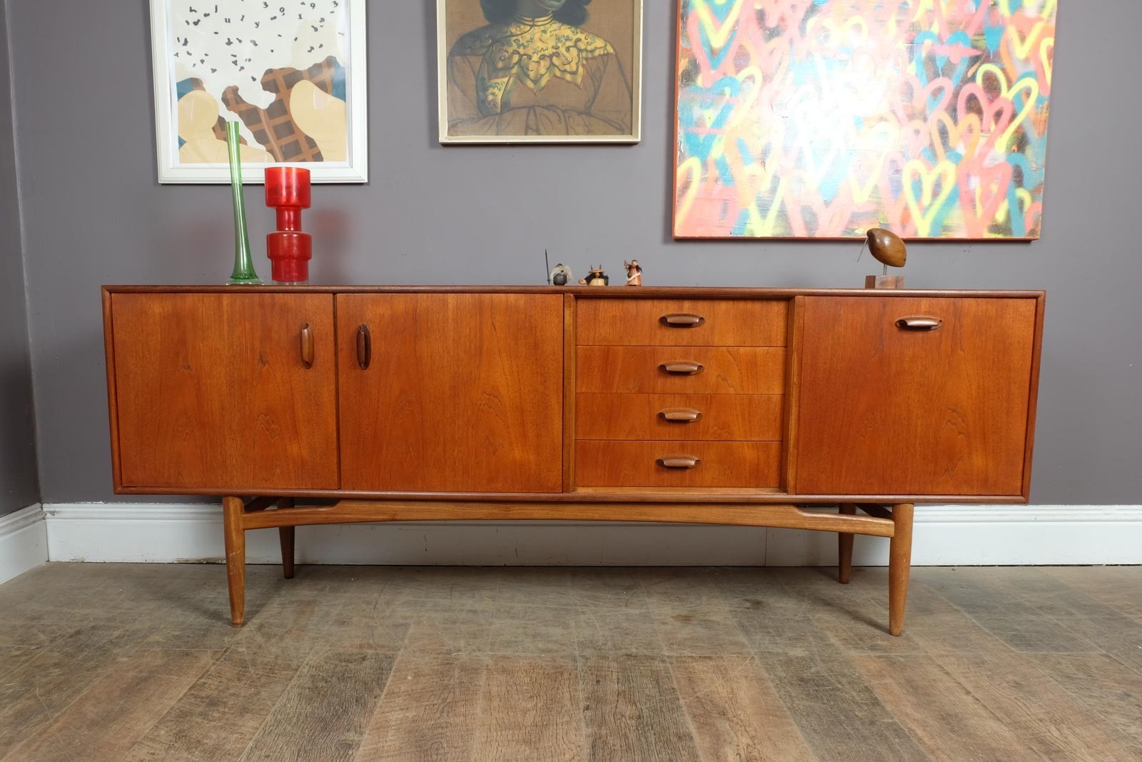 Vintage Retro Mid Century G Plan Brasilia Teak Sideboard