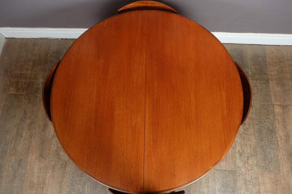 Vintage Retro Mid Century G Plan Fresco Teak Dining Table and 4 Chairs