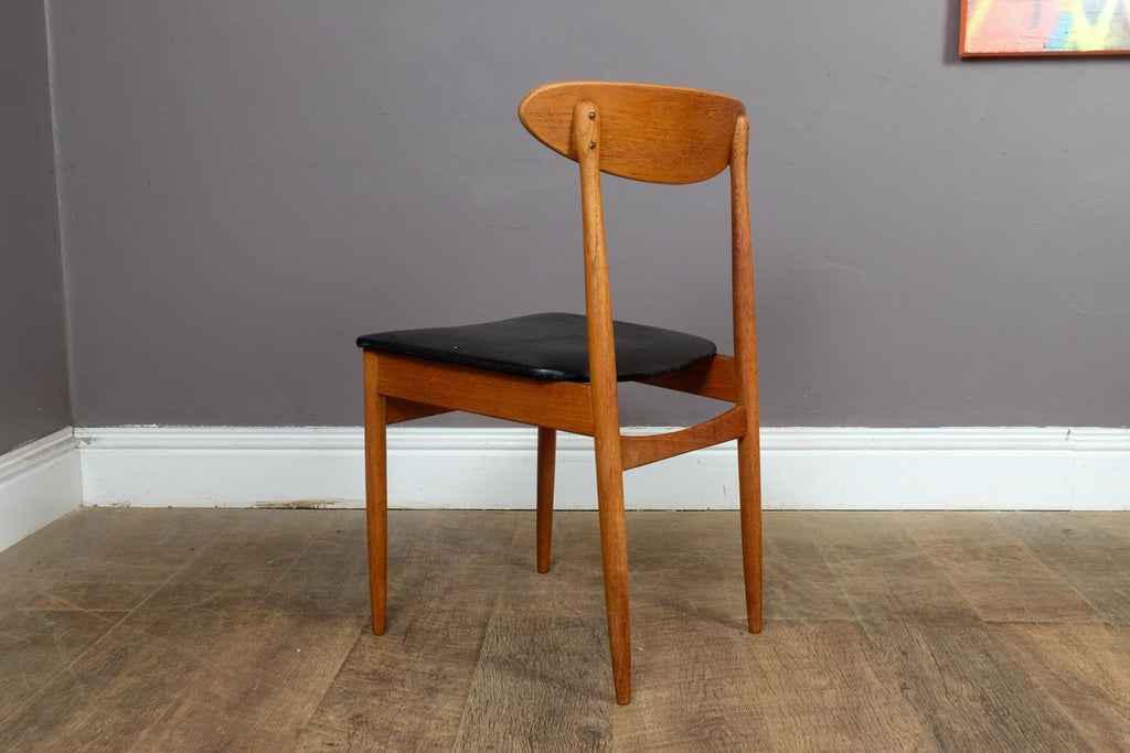 Vintage Small Danish Teak Extending Dining Table and 4 Chairs