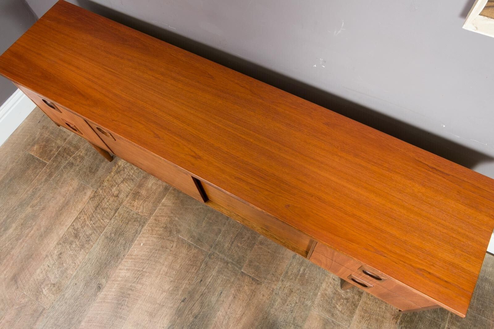 Vintage Retro Mid Century Teak Sideboard by Bath Cabinet Makers