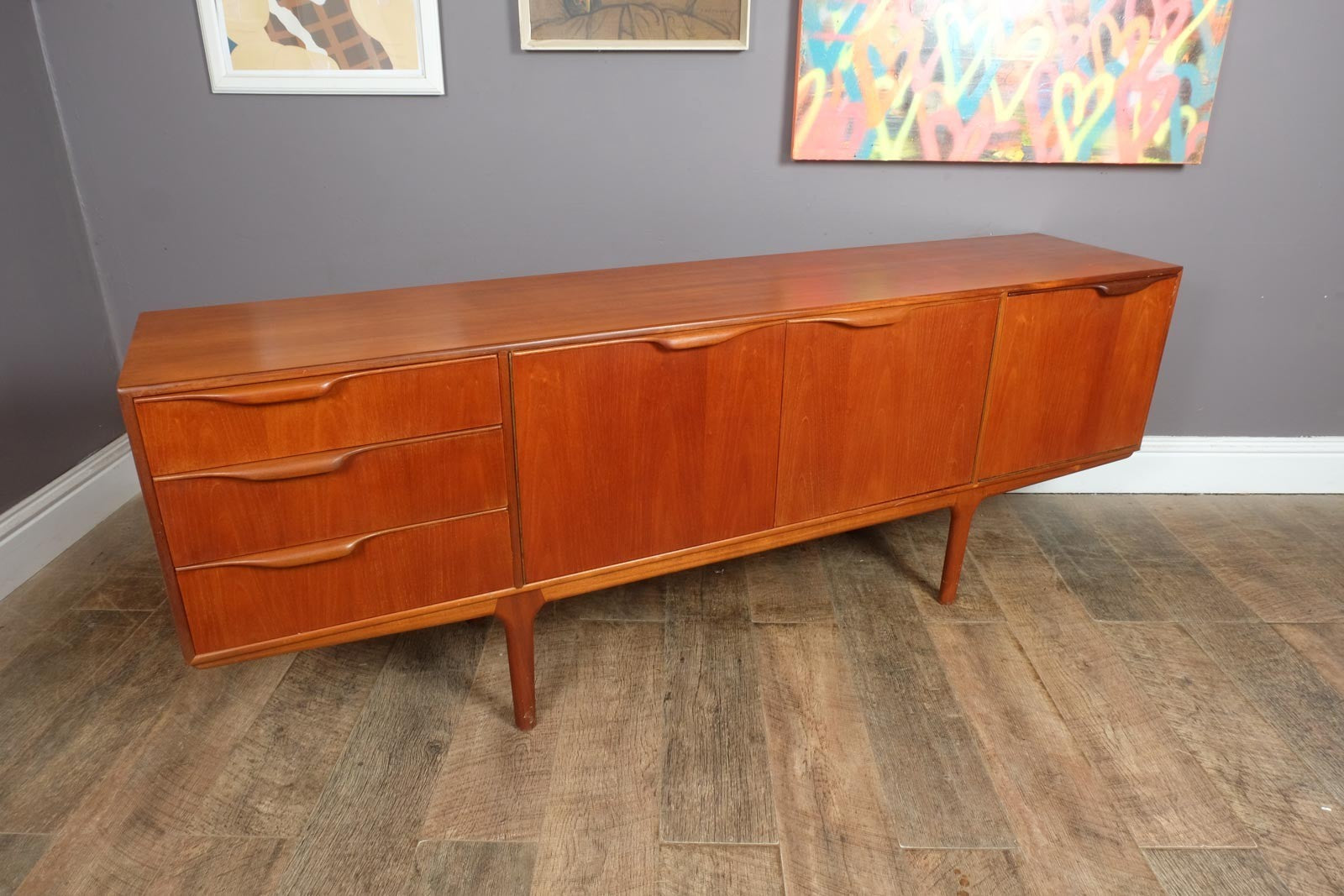 Vintage Retro Large Teak Mid Century Sideboard by McIntosh