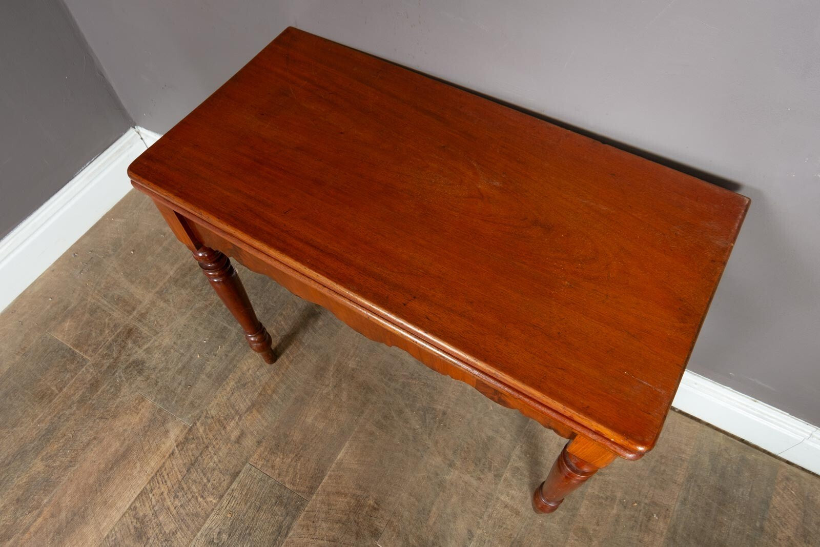 Vintage Retro Anitique Console Flip Top Table
