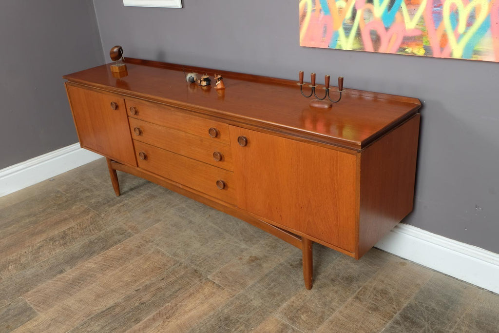 Vintage Retro Mid Century Large Teak Sideboard by White and Newton