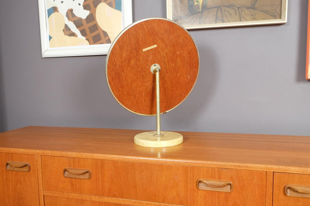 Vintage Retro Marble Effect Mirror by Schreiber