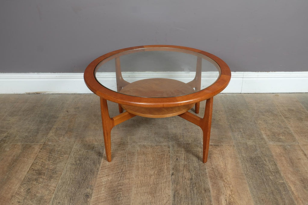 Vintage Retro Teak and Glass Coffee Table by Stonehill