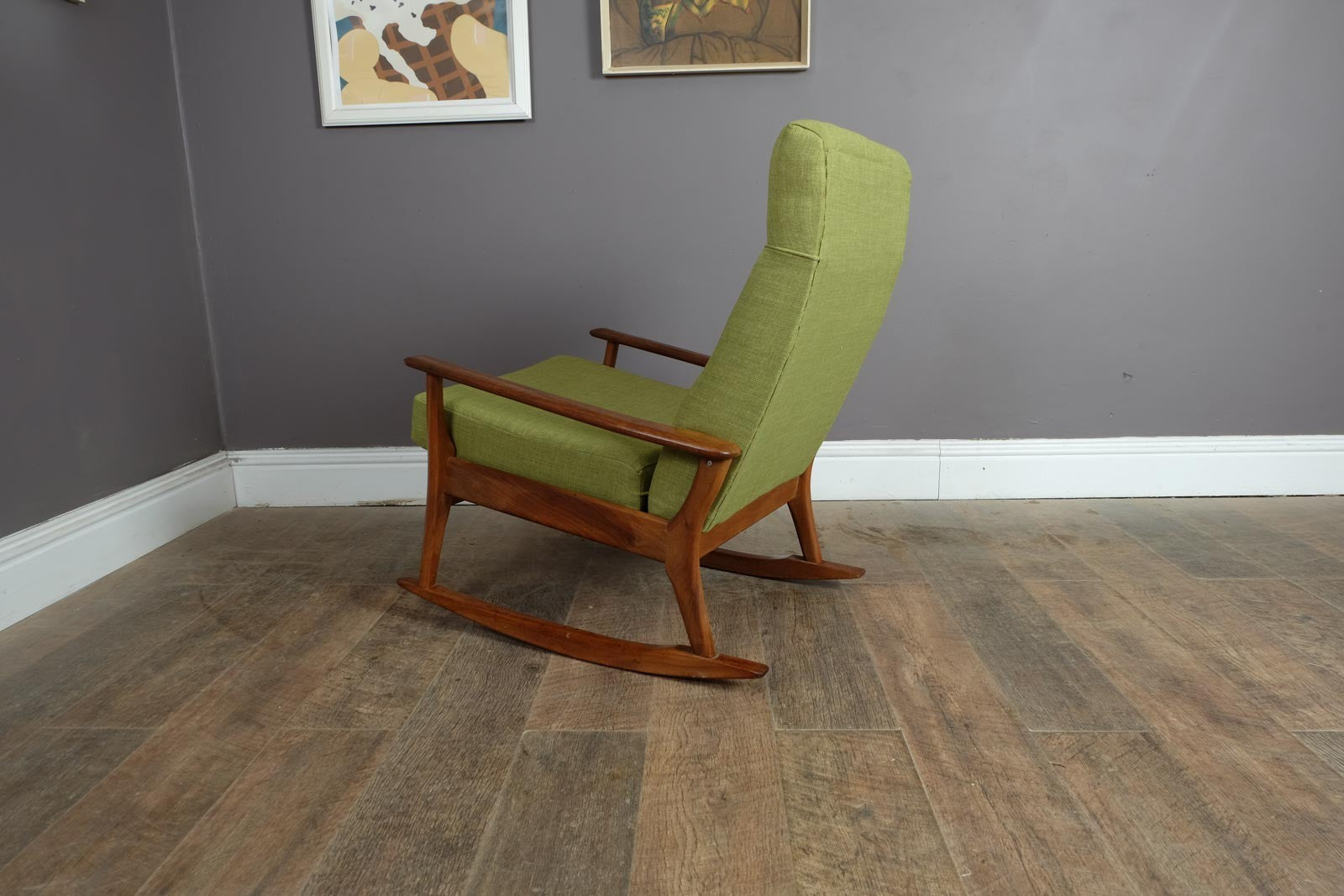 Vintage Retro Mid Century Afromosia Armchair by Furpro