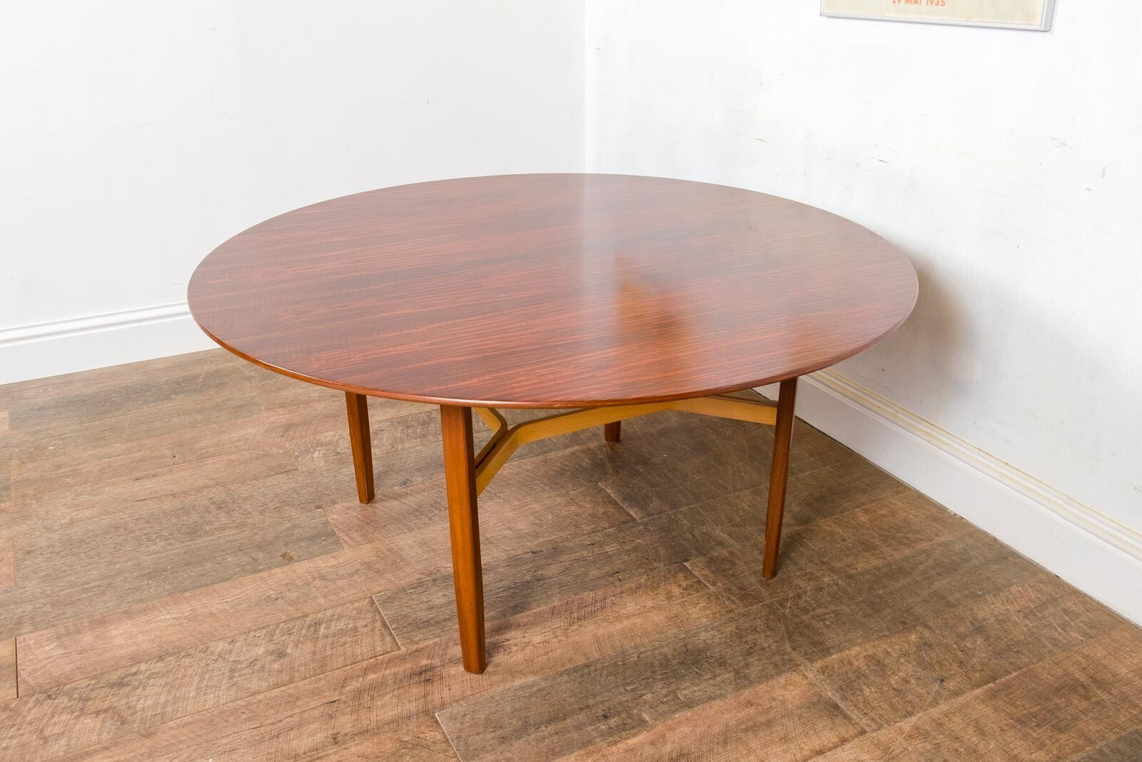 Vintage Low Conference Dining Table by Lewis Butler for Knoll International