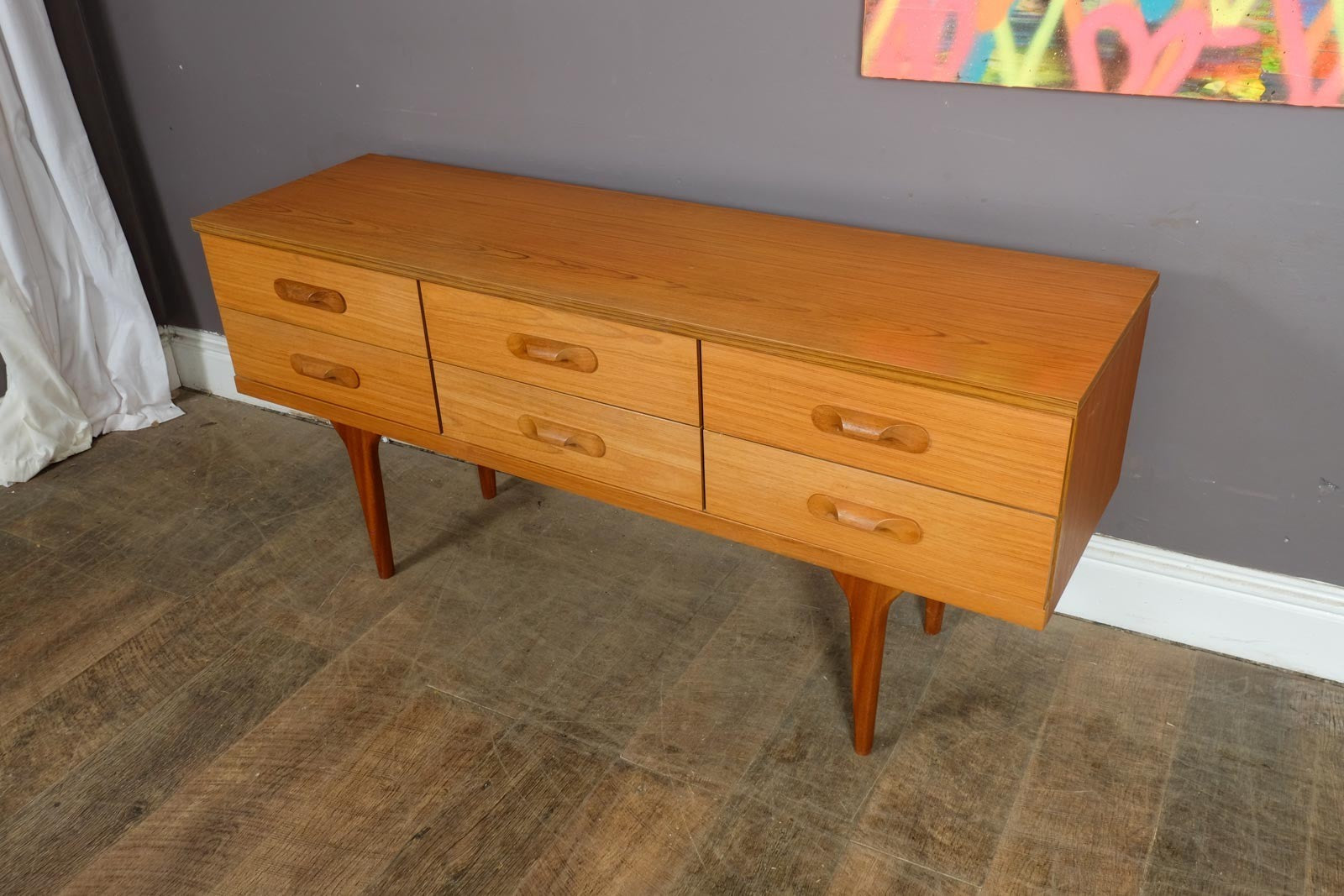 Vintage Retro Mid Century Teak Drawer Unit Sideboard by Austin Suite