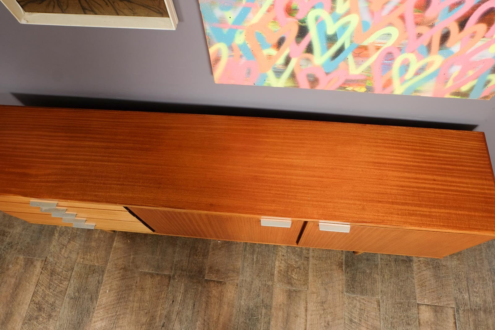 Vintage Large Teak Long John Sideboard by White and Newton