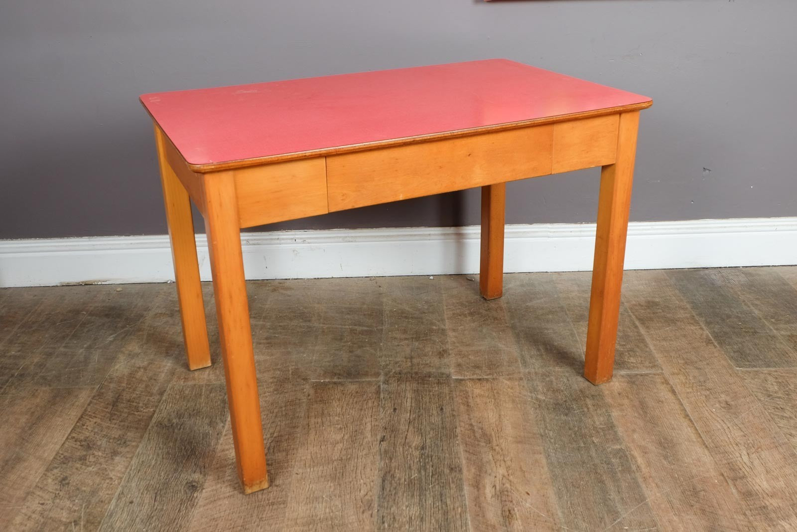 Vintage Retro MOD Formica and Beech Desk