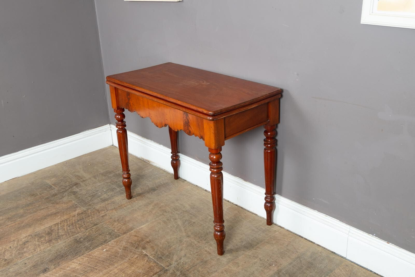 Vintage Retro Anitique Console Flip Top Table