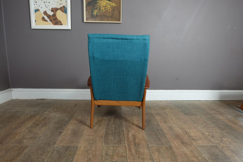 Vintage Retro Mid Century Afromosia Armchair by Furpro