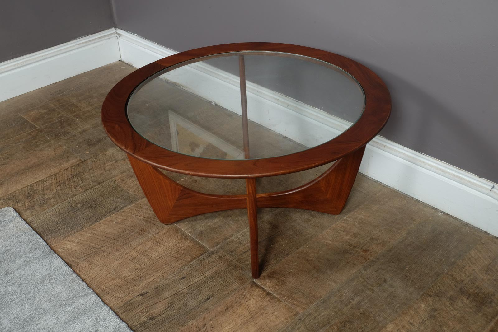 Vintage Retro G Plan Astro Teak and Glass Coffee Table