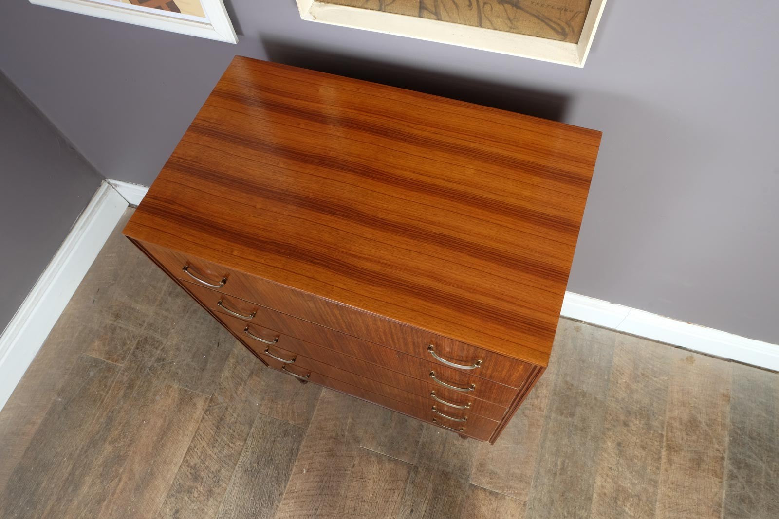 Vintage Retro Mid Century Teak Chest of Drawers by Meredew
