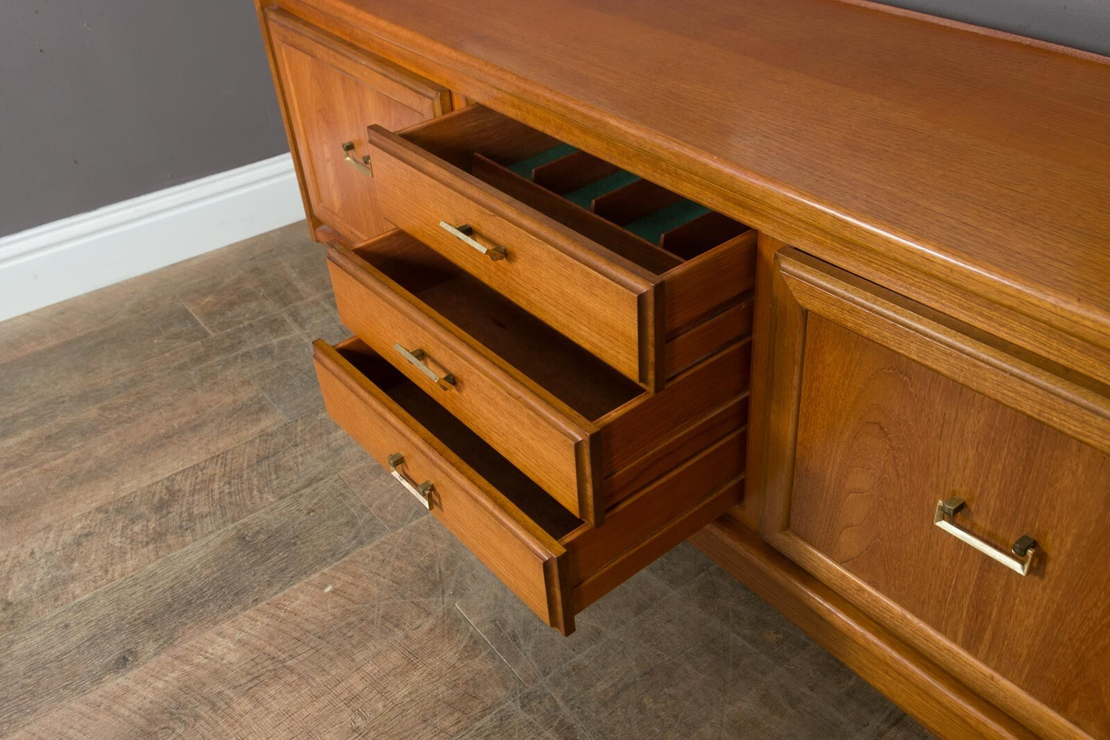 Vintage Retro Mid Century Teak Scandi Sideboard