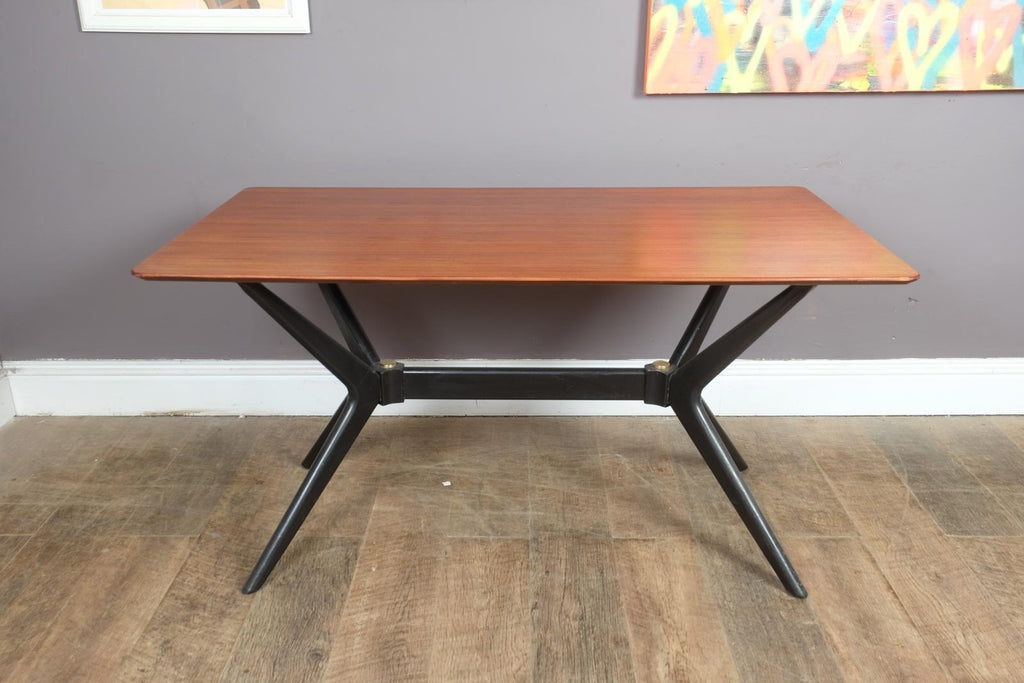 Vintage Retro G Plan Librenza Helicopter Plank Dining Table