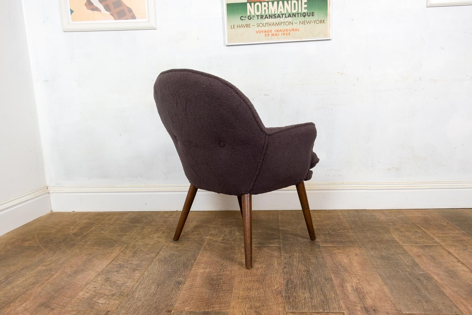 Vintage Retro Mid Century Occasional Chair by Toothill - Newly Upholstered