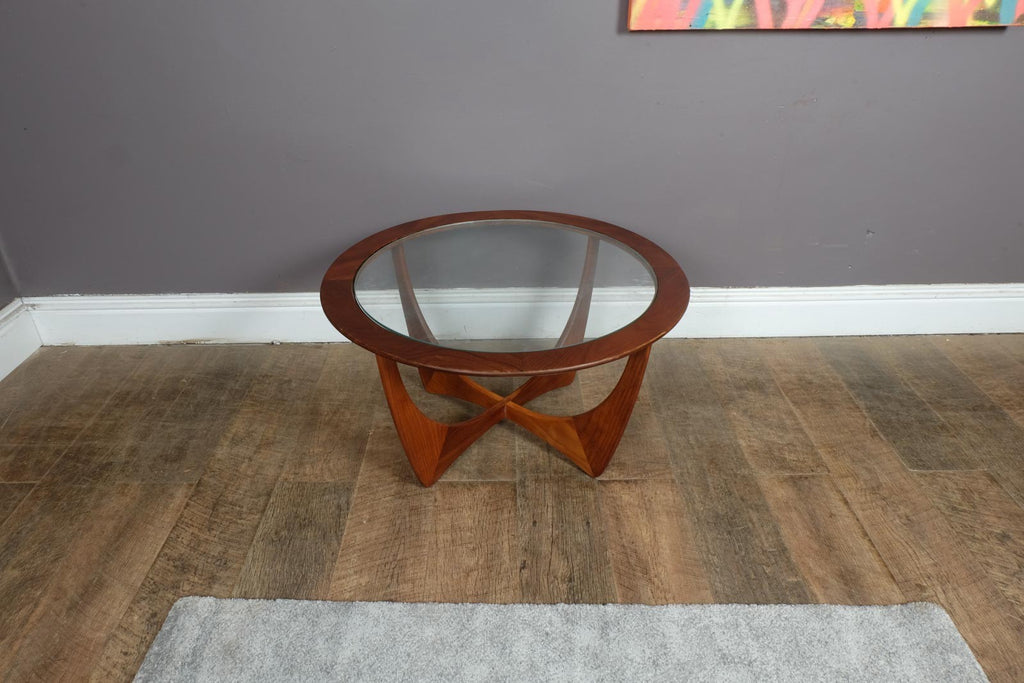 Vintage Retro G Plan Astro Teak and Glass Coffee Table