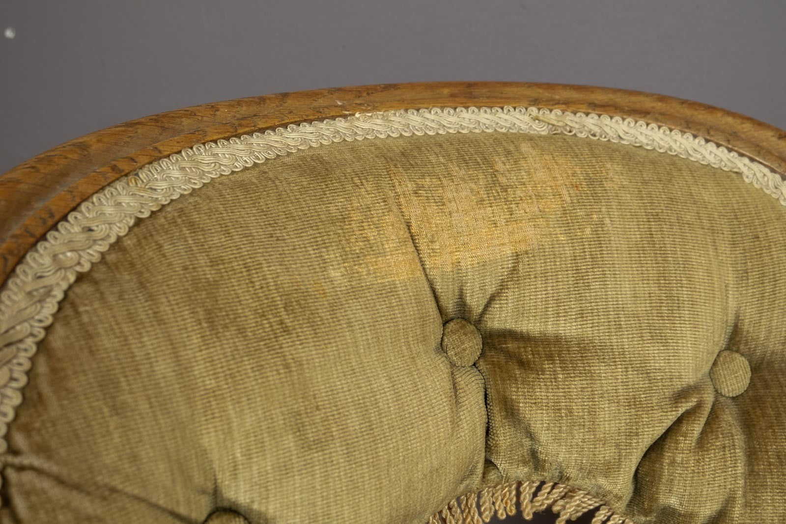 Antique  French Louis XV style walnut chair