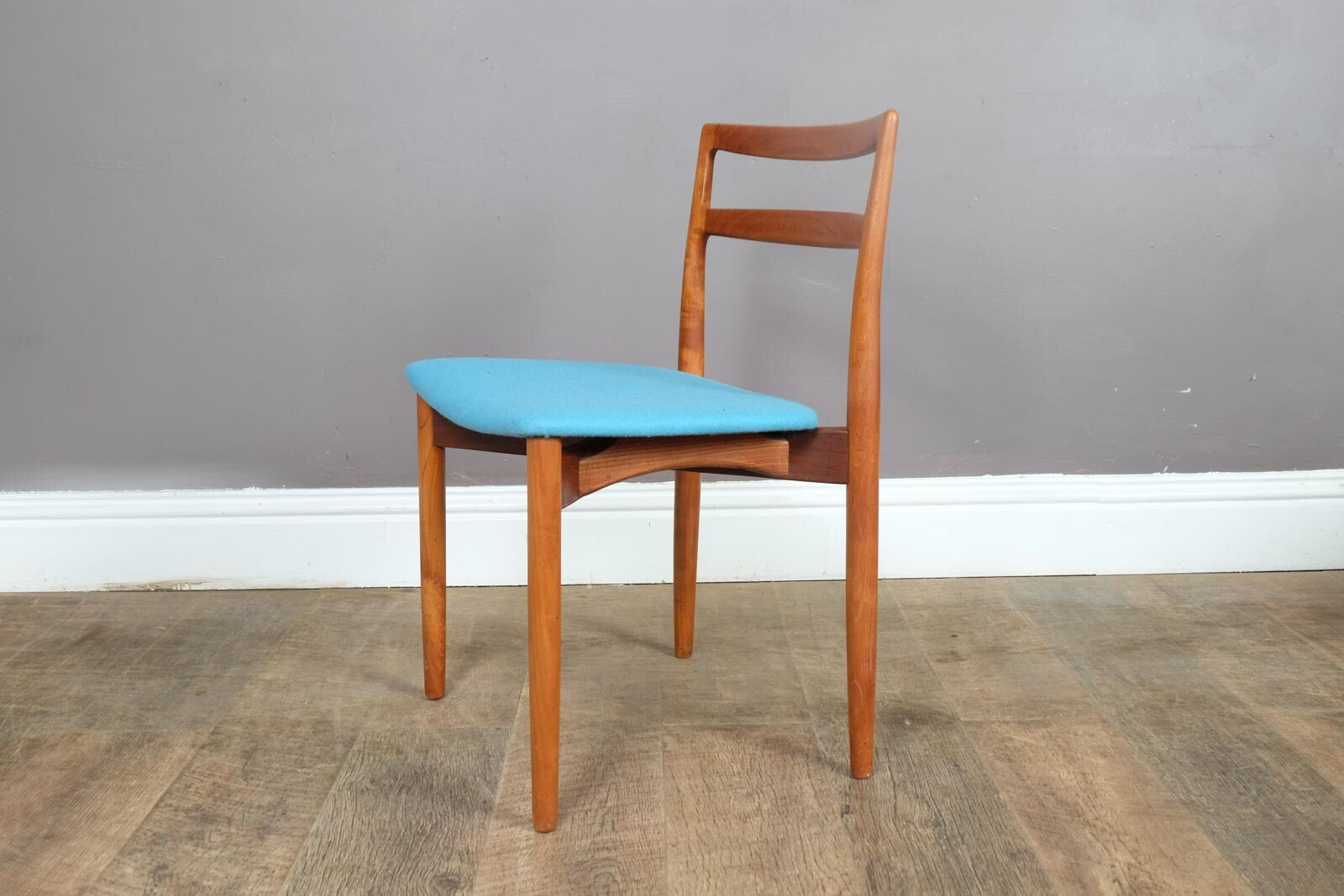 Vintage Set of 4 Teak Dining Chairs by Randers Model 61