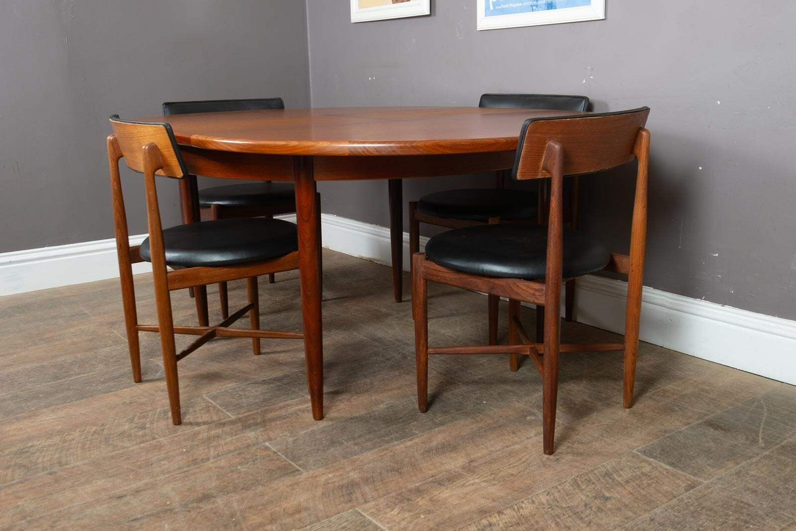 Vintage G Plan Fresco G Plan Teak Extending Dining Table and 4 Chairs