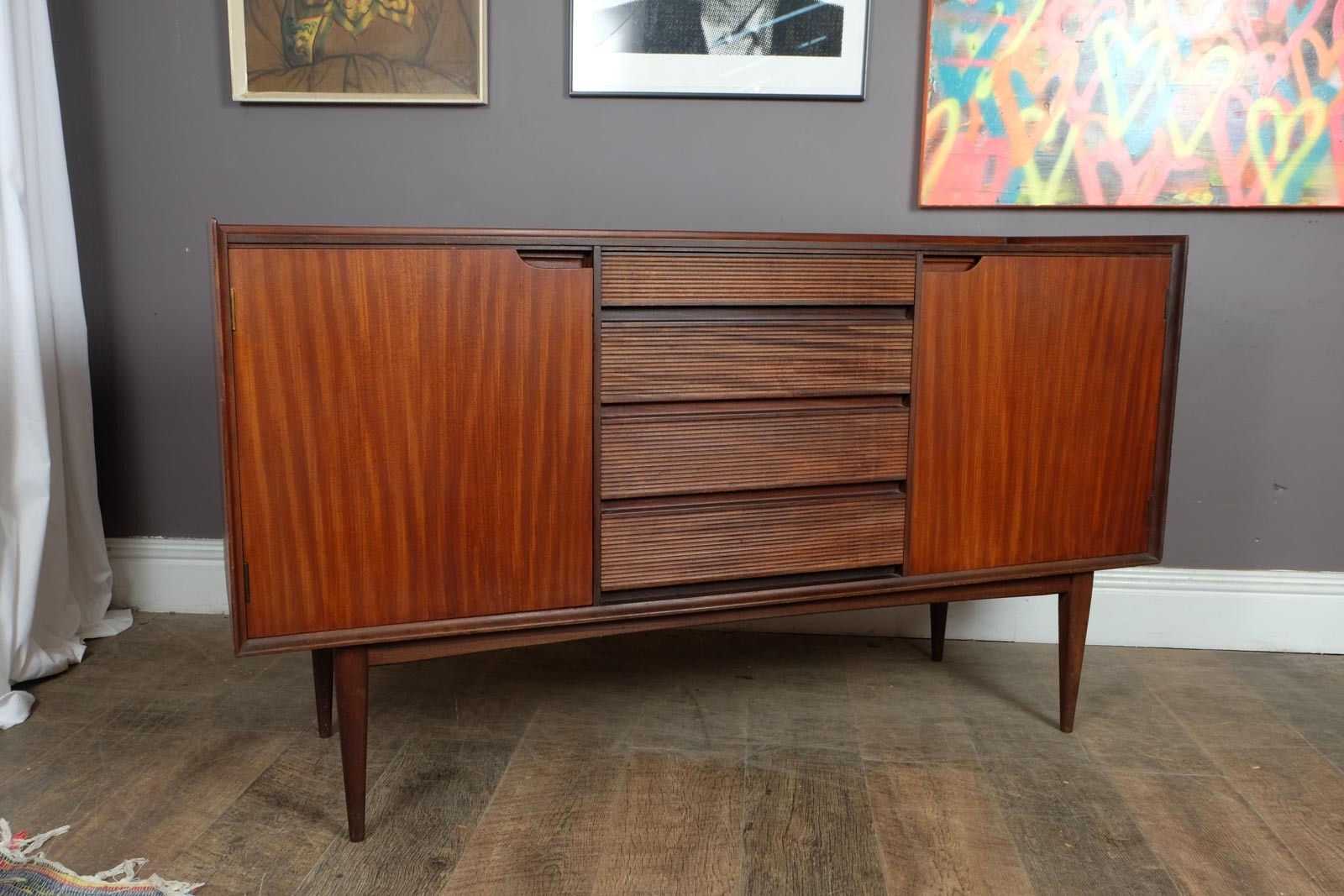 Vintage Retro Fyne Ladye Afromosia Sideboard by Richard Hornby