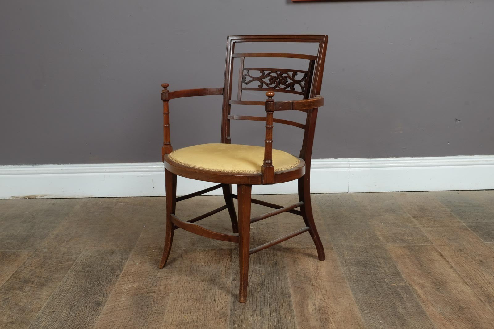 Vintage Retro Jacobean Style Chair