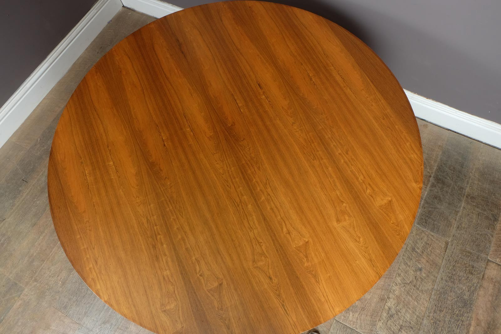 Vintage Rosewood Bridgford Drum Dining Table by Archie Shine