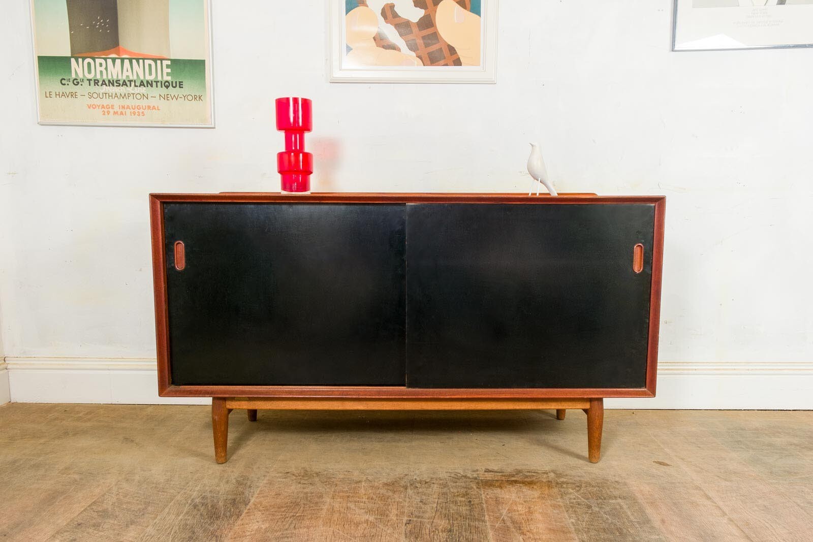 Vintage Teak Mid Century Danish Sideboard By Arne Vodder for Sibast