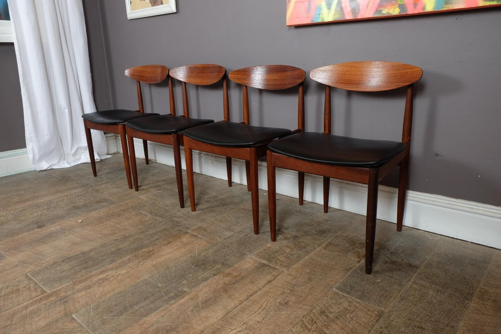Vintage Mid Century G Plan Extending Dining Table and 4 Chairs by Kofod Larsen