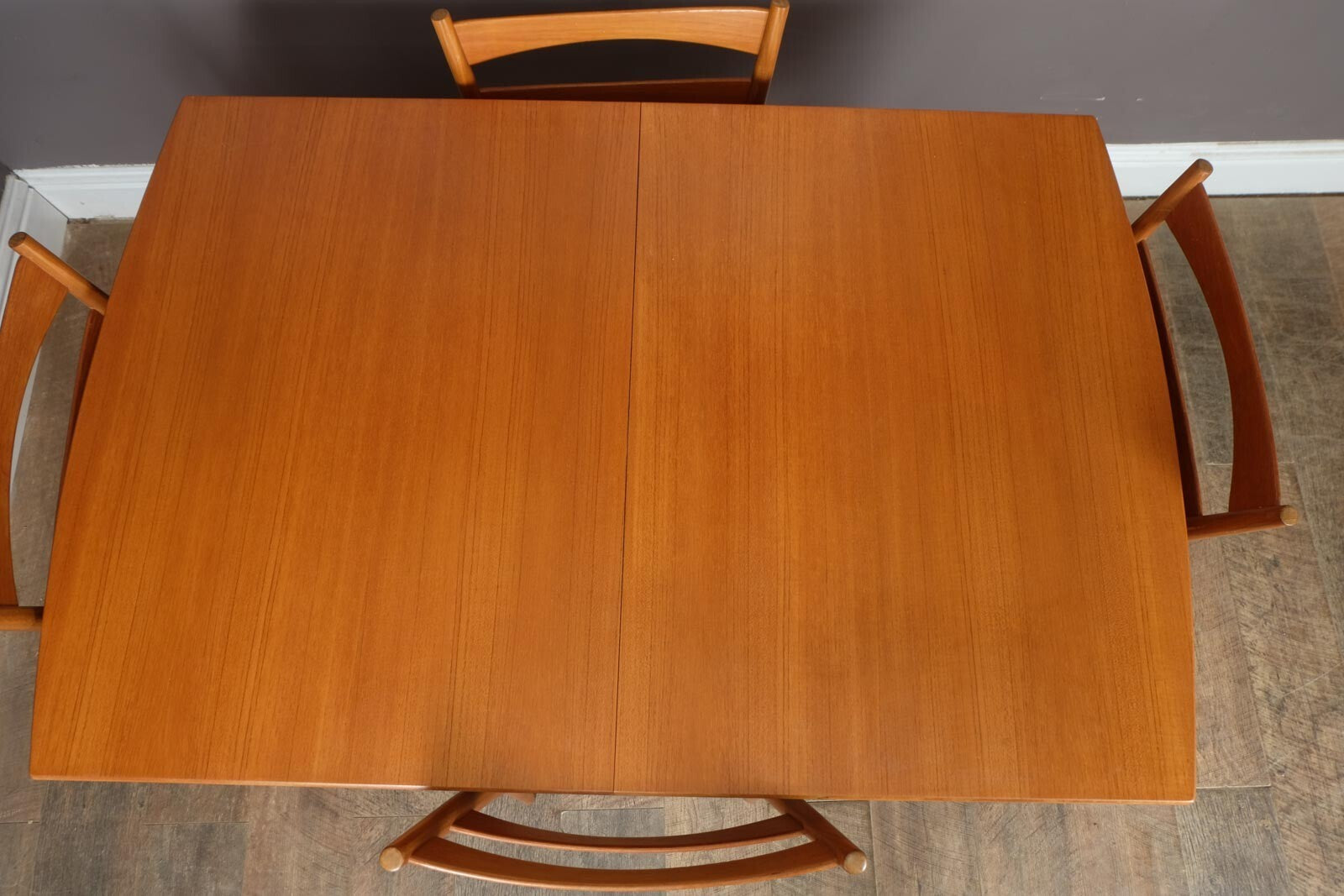 Vintage Mid Century Teak Extending Dining Table an 4 Chairs by Beithcraft