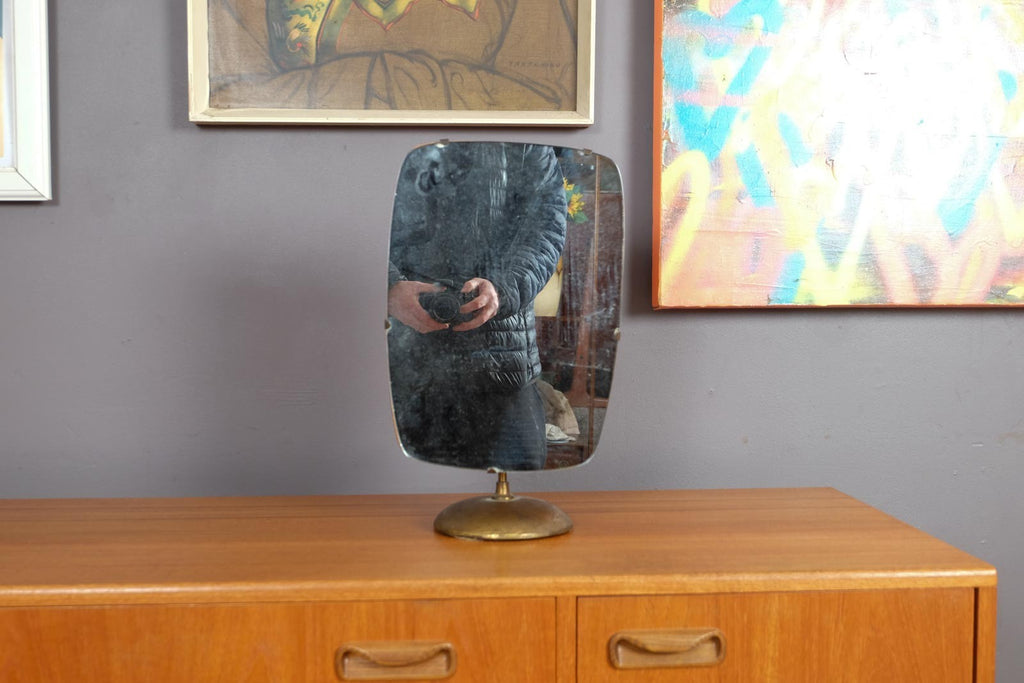 Vintage Retro Mid Century 1950s dressing Table Shaving Mirror