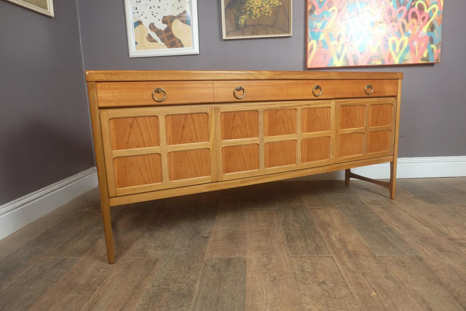 Vintage Retro Mid Century Teak sideboard by Nathan Furniture